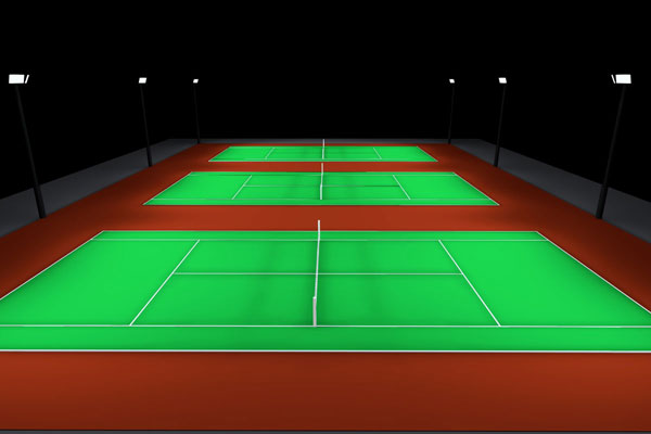 Tennis Court LED Lighting Design